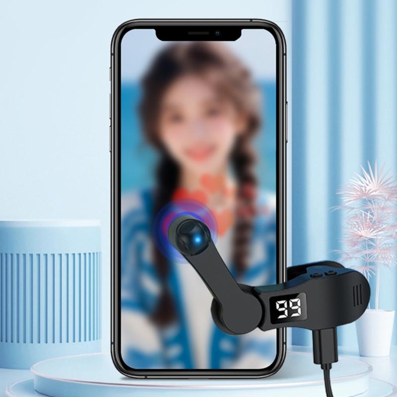 Mobile Phone Screen Tapper Phone Screen Speed Clickers for Live Broadcasts Likes Simulation Finger Continuous Clicks