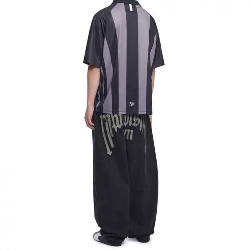 NOMANUAL Raw Vision Denim Pants   Washed Black