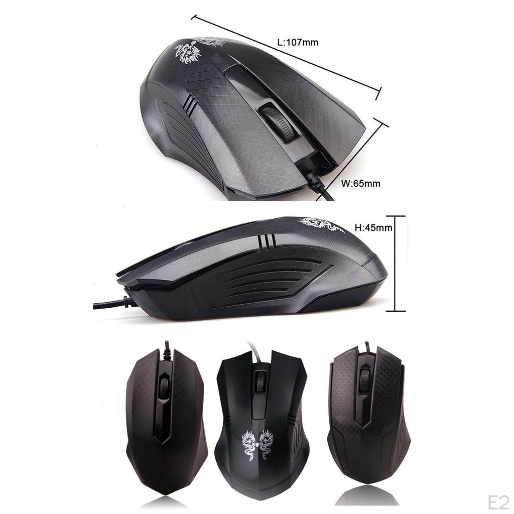 MAIKOU 1000dpi USB Wired High Speed Optical Mouse Gaming Mic for Computer