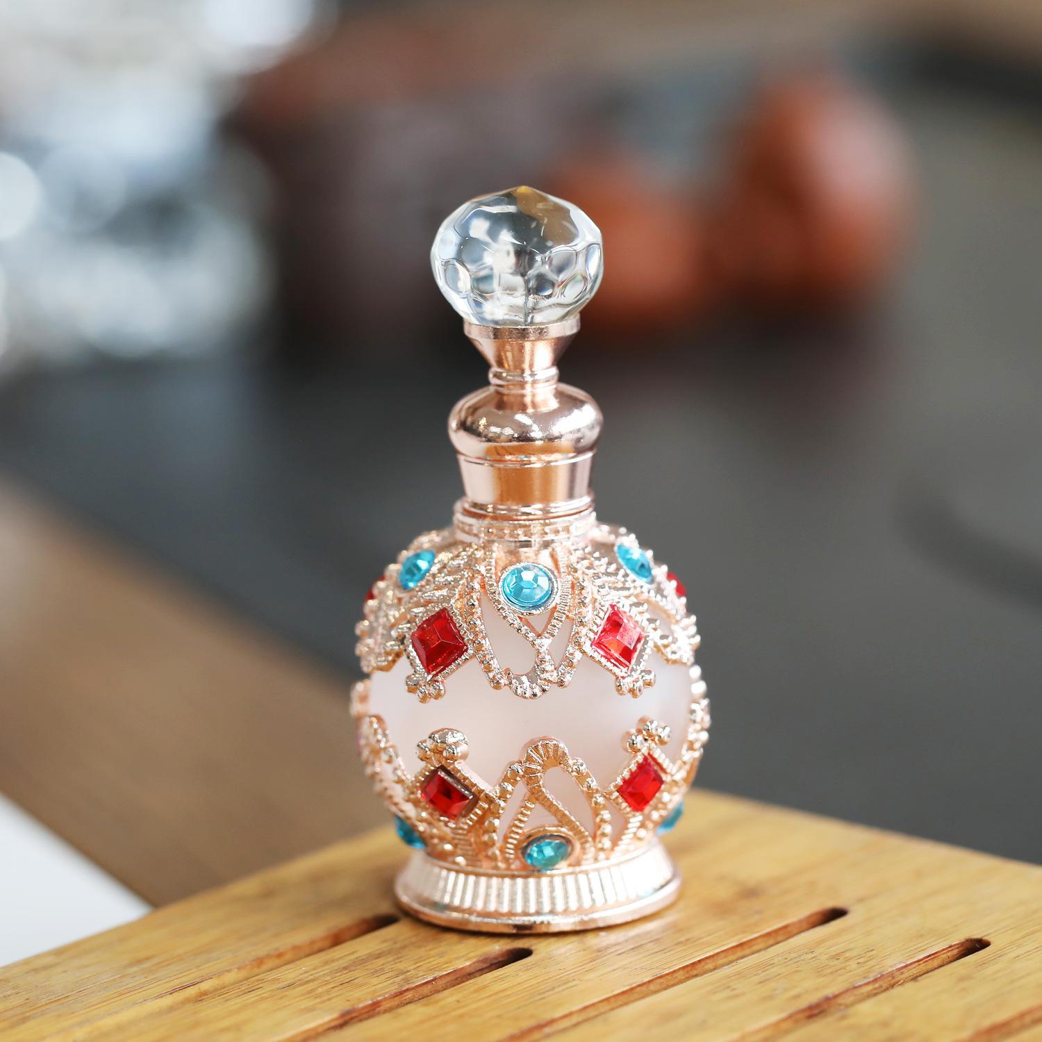 

Флакон для парфумів та ефірних олій преміум-класу Dubai Arabia 15 мл для салонів краси 15ml рожевий