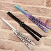 Unsharpened Folding Butterfly Practice Comb for Outdoor Camping