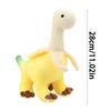 28CM Cute Peeled Banana Brontosaurus Plush Toys Soft Stuffed Dragon Animals Gift for Kids Birthday Gift Home Decor