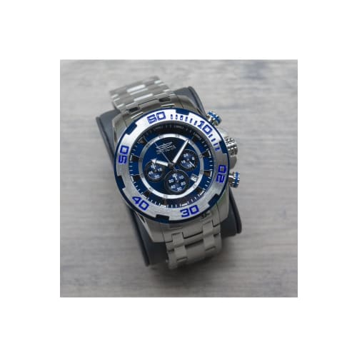 Invicta Men's "Pro Diver" Quartz Stainless Steel Casual Watch In Silver Tone (Model: 22319)