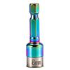 1/5Pcs High Hardness Colorful Sockets 8mm Impact Socket Hex Shank Socket  for Pneumatic Screwdriver