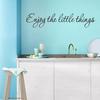 Removable Wall Sticker Decorative DIY Non-fading Enjoy The Little Thing Quotes Wall Decal Home Decor