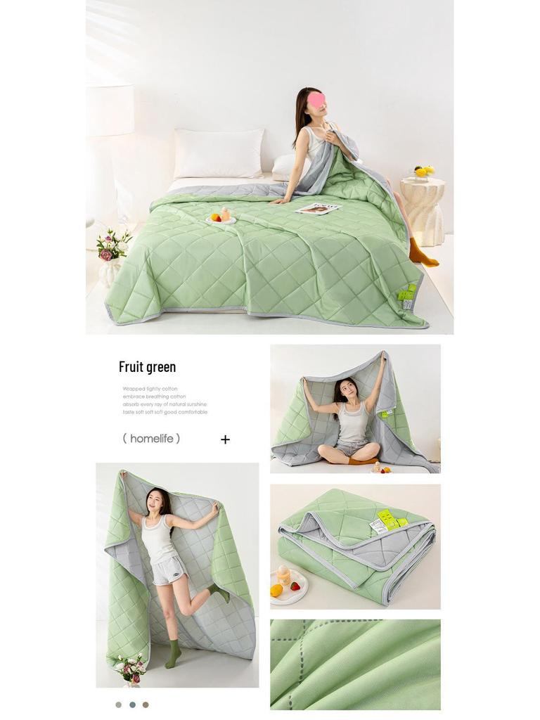 2025 Spring/Summer Silk Air Conditioning Quilt - Cool, Solid Color