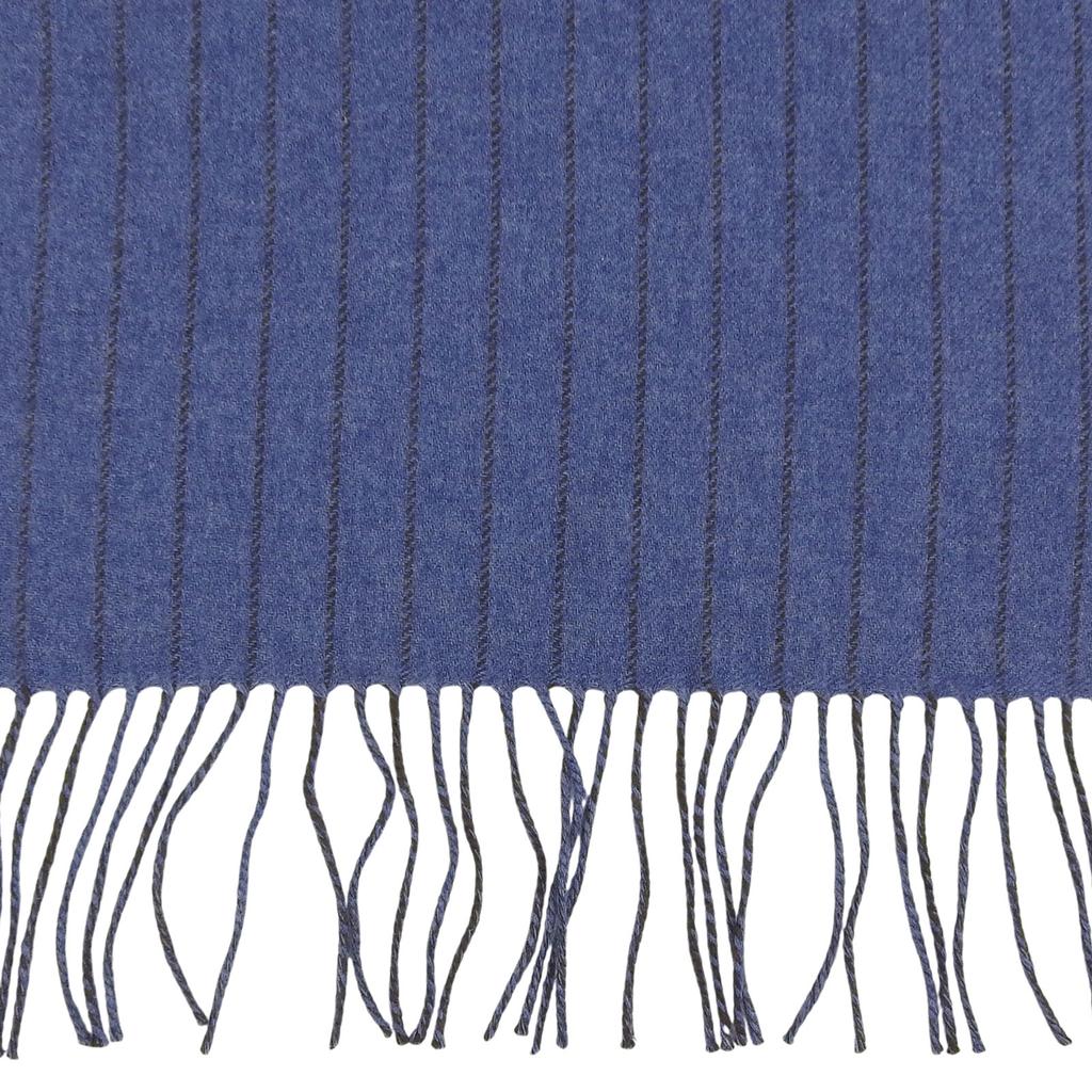 Excellent Dunhill Scarf blue cashmere mens Used