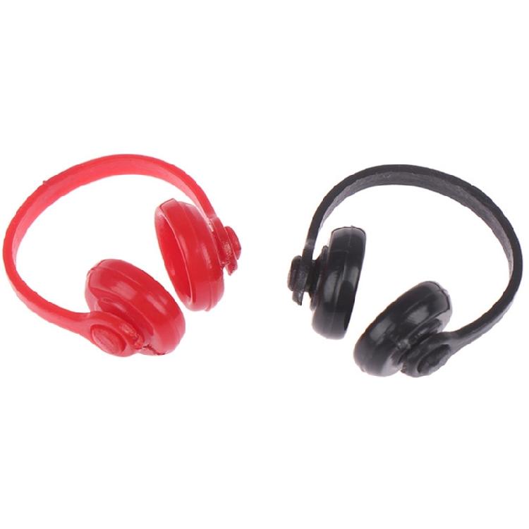 Miniature Headphone Accessories For Model Scenes Headset Plastic Design Compact Dollhouses Furniture