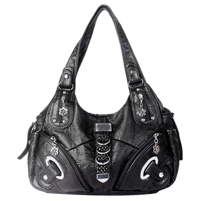 

Женская модная одноплечевая сумка большой вместимости и ручная сумка-кроссбоди чёрный