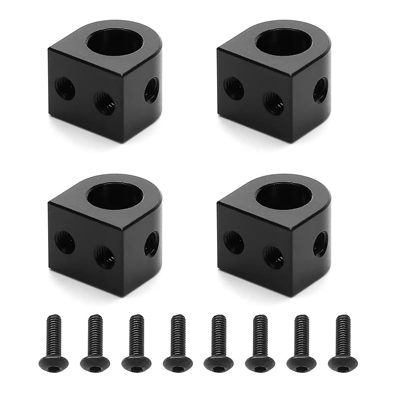 

1/10 RC car metal holder bracket screw kit shaft SCX10 LCG chassis crawler adapter replacement