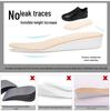 Men's Trendy Cowhide Sneakers - 8CM Taller, Round Toe, Thick Sole, Casual Sports Shoes