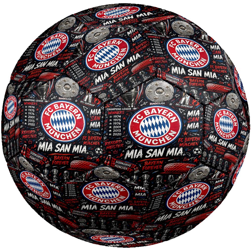 Ballon de Football Bayern Munich Thème Taille 5, Convient aux Matchs Intérieurs et Extérieurs, un Cadeau Adapté à Tous.