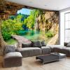 2D Waterfall Lake Backdrop for Photography & Live Streaming