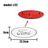 22.3X9cm Car Front Grille Emblem Sticker Rear Trunk Decal Replacement Accessories For Ford F150 F250 Edge Escape Transit Fusion UR1