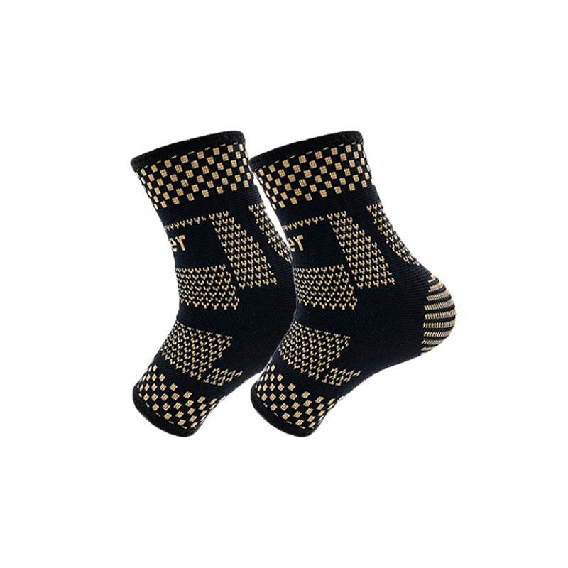 Copper Ankle Ion Brace Basketball Running Sports Pressure Ankle Brace Riding Copper Fiber Antiaging-Sprain Knitting Ankle Brace