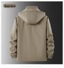 Men's Fleece-Lined Thick Jacket: Autumn/Winter Warm, Plus Size, Windproof & Waterproof Outdoor Coat.