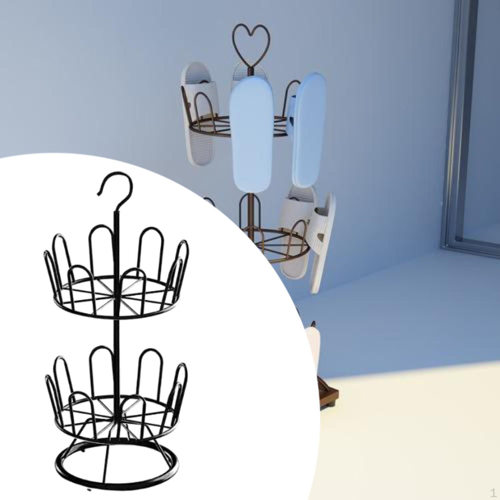 Подставка для обуви держатель подвесной органайзер для хранения Black 2 Tiers 1376₽