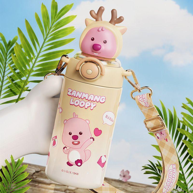 Student Doll Thermos Cup Cute Girl Portable Stainless Steel Water Cup Birthday Gift New Cup