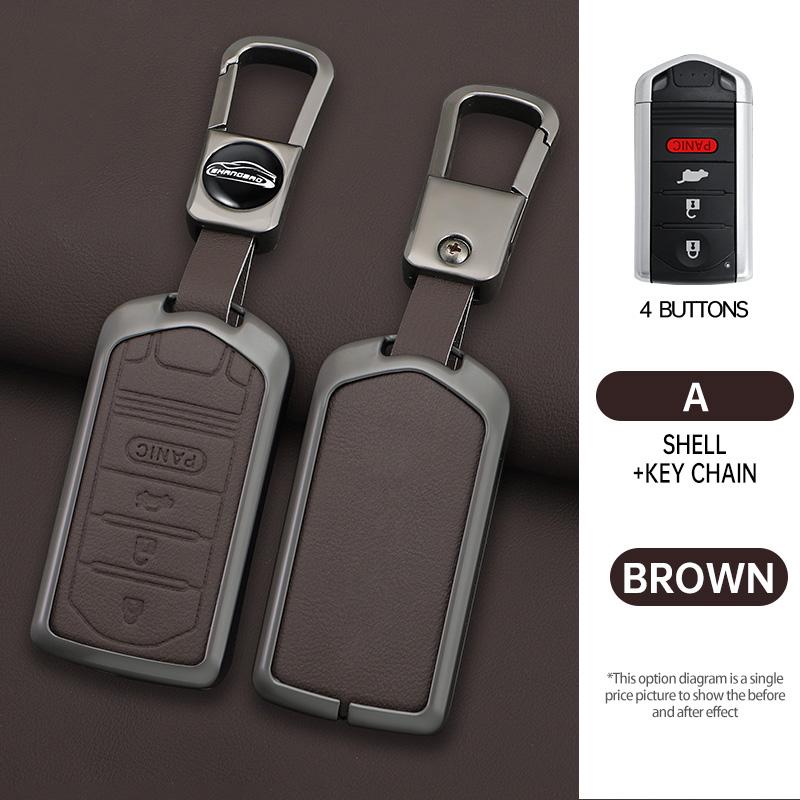 Styling Mouldings Zinc Alloy Car Remote Key Case Cover Fob Holder Shell For Acura ILX MDX ZDX RDX TLX RL TL 2009 2010 2011 2012