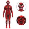 Atemberaubender Kinder Venom Carnage Jumpsuit Rot Ganzkörperkostüm Anzug Für Halloween Cos Performance