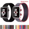 Pasek do Apple Watch Band 7 4mm 40mm 45mm 41mm 42mm 38mm 45mm iWatch 3 4 5 6 se nylonowa bransoletka z pętlą correa Apple Watch Series