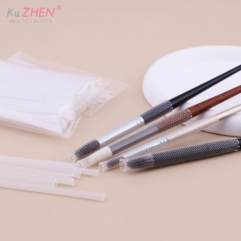5/10/20/50 pièces/Ensemble Ensemble de Filets de Protection pour Pinceaux de Maquillage Ensemble de Gaze Rose Ensemble de Filets de Protection pour Pinceaux de Maquillage Ensemble de Filets de Protection Fleur