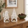 3D Printed Christmas Candle Holder Hollow Out Christmas Tealight Holder  Fireplace Decor