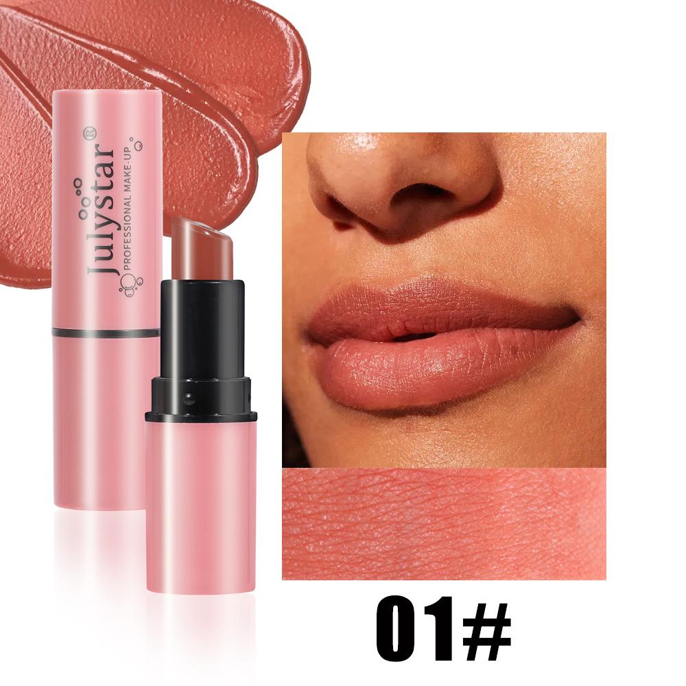 Charming Matte Jelly Lipstick, Lip Makeup, No Fading and No Sticking, Long-lasting and Waterproof, Moisturizing Lip Gloss