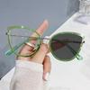 Photochromic Anti Blue Light Glasses Cat Eye Eyewear Women Vintage Blue Light Resistant Eyeglasses Frame Chameleon Spectacles