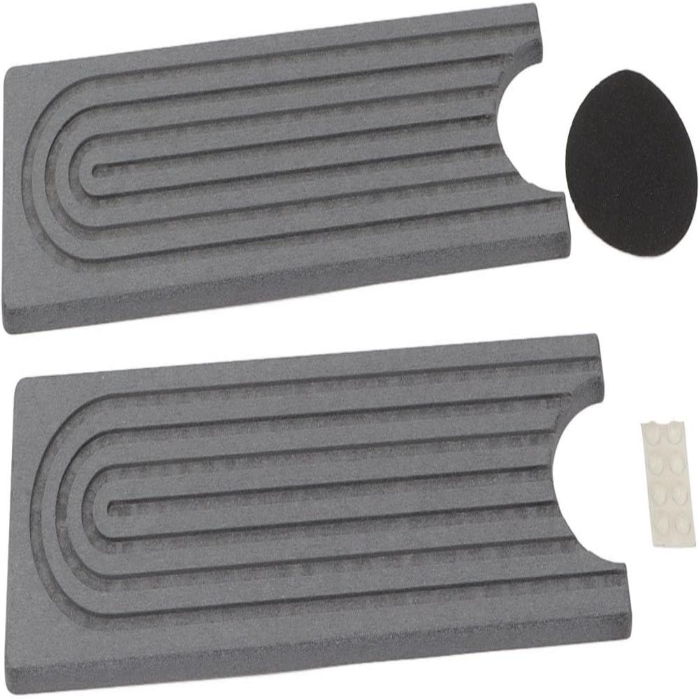 3pcs Fast Drying Diatomite Faucet Mat Diatomite Diatomaceous Earth Splash Guard For RV Countertop