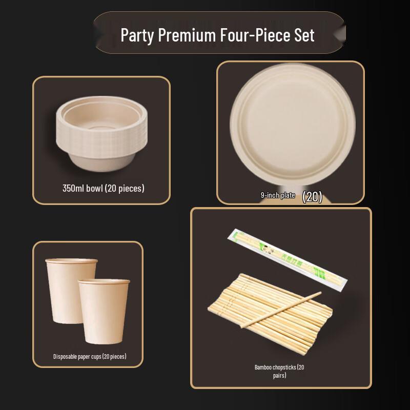 

CIBO Disposable Party Tableware Set