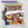 ONE PIECE 3pcs Bedding Set Duvet Cover Closure Includes 1 Duvet Cover & 2 Pillowcases for All Seasons Bedroom Home Dorm Decor