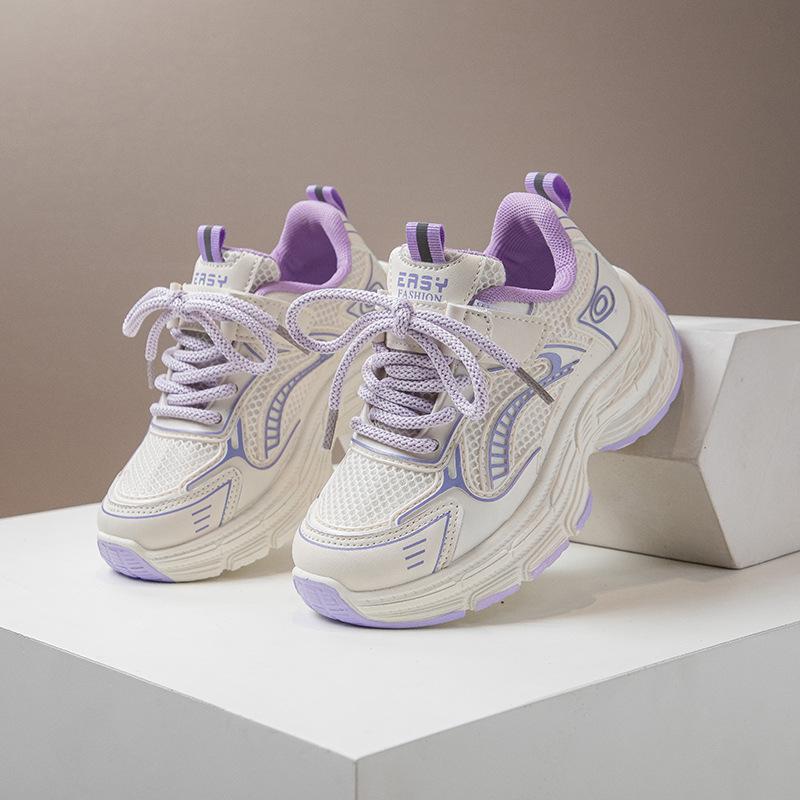 Girls' dad shoes medium and older children's sports shoes 2025 spring and autumn boys' casual shoes fashion trendy children's models