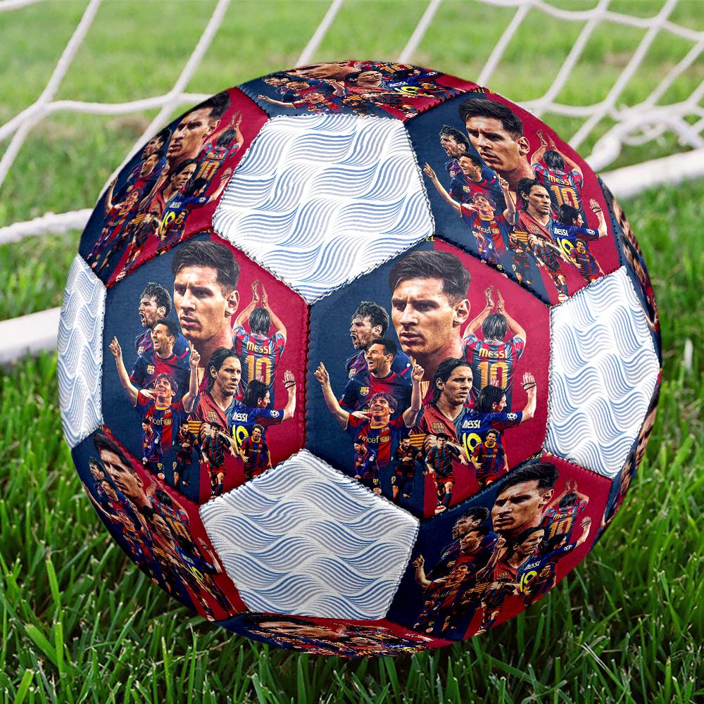 1pc World Cup football stars Football Soccer Ball Size 5 Indoor Soccer Ball Fashion Colorful Backyard Game -Great For Sports Fans Gift
