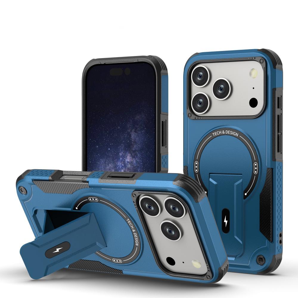 

Armor Magnetic Bracket for Magsafe Case for iPhone 17 Air 16 15 14 Plus 13 12 11 Pro Max 16E Rugged PC Wireless Charging Cover iPhone17 Pro Max