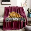 Queensland Maroons Theme Blanket Suitable For The Sofa Camping And Travel Made Of Soft Flannel Material An Ideal Gift For Occasions Such As Birthdays