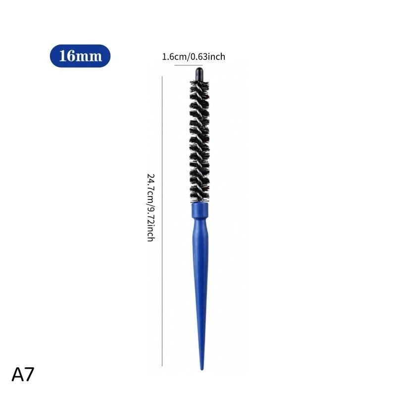 Salon Professionelle Mini-Rundbürste 1/2 Stück 16 mm/22 mm Verdrehtes Design Leicht für kurzes langes Haar DIY Friseur
