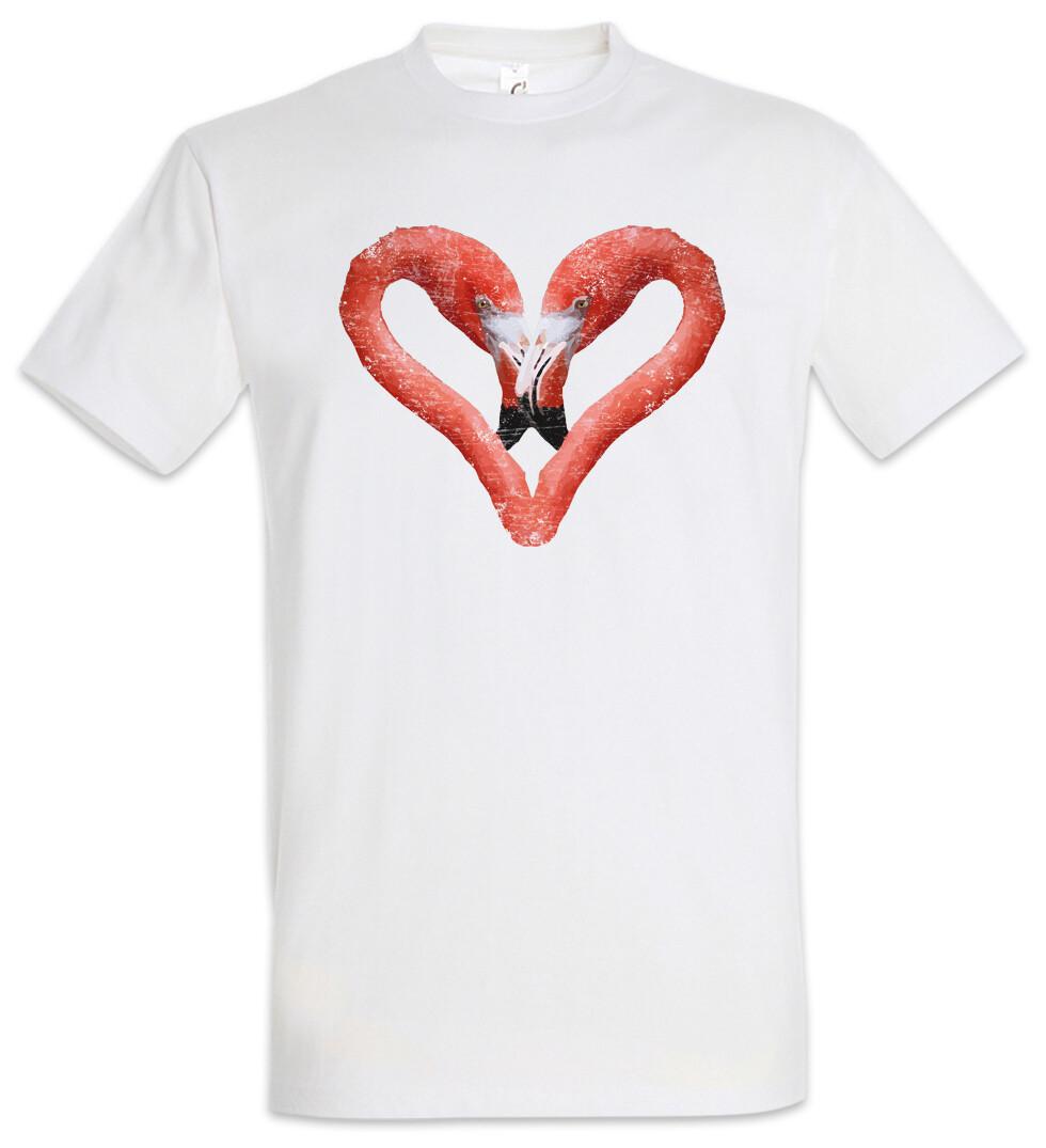 Flamingo Heart I Mens T-Shirt Mens Womens Tees Top Heart Love Love Unicorn Bird Unicorn Princess S