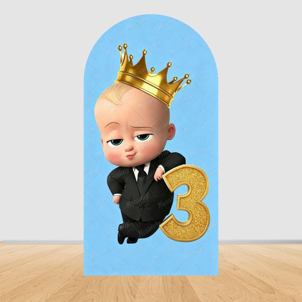 Happy Boss Baby Birthday Arch Backdrop