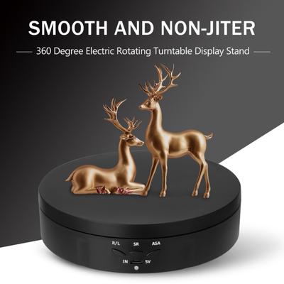 Fotografia 360 graus redondo rotação automática remoto automaticamente turntable jóias expositor base para estúdio de fotografia tiro