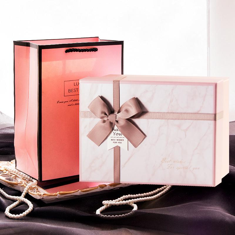 Pink Large Gift Box for Birthdays or Valentine's - Perfect for Sending To Girlfriends