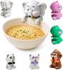 Ventilatore Mini Clip-On Carino per Tazza Ciotola Nuovo Raffreddatore per Cibo Soffiatore d'Aria Design Carino Cartone Animato Ventilatore Portatile Raffreddante per Tè Caffè Regalo per Bambini Come