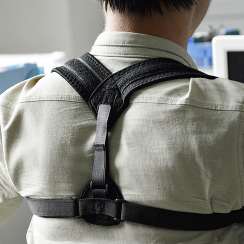 Adjustable Posture Corrector Upper Back Support Brace Corset Clavicle Correction Belt for Women and Men