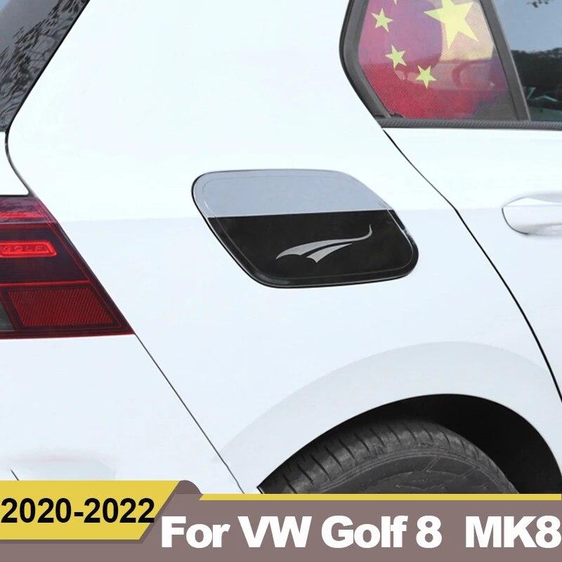For Volkawagen VW Golf 8 MK8   2022 Stainless Steel Car Fuel Tank Cover Oil Cap Decorative Trim Case Sticker Accessories