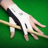 Professional 3 Finger Billiard Gloves, Skin-Fit Elastic Lycra Pool Snooker Gloves Low Friction Smooth Shooting Cue Gloves for Bi