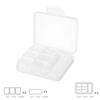 Mini Portable 7-Compartment Medicine Box Travel Pill Organizer Sealed Storage Case for On-the-Go Health Care