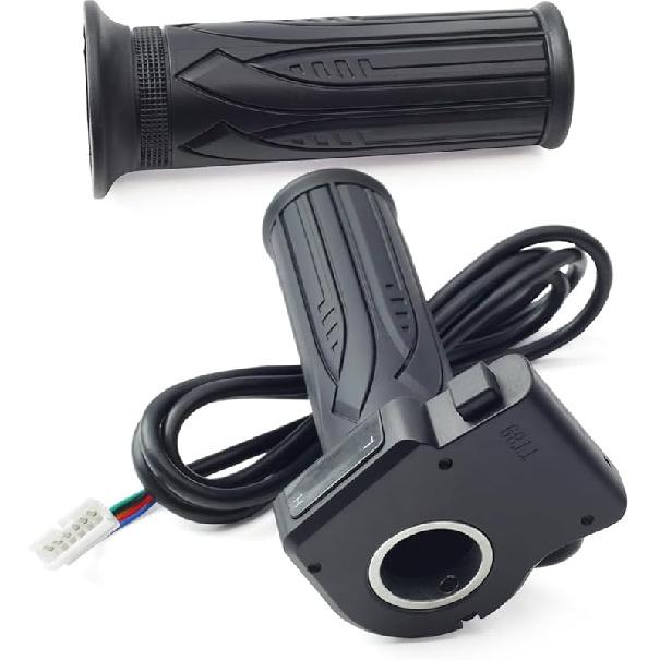 48V Throttle Display Accelerator Grip Replacement for Jetson Haze Folding EBike for DYU Y16 Electric Bicycle, with Cruise Control Function Key and