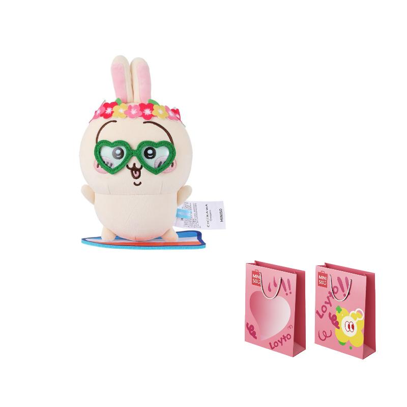 

MINISO Chiikawa Сезон Літо Ляльки-Вінки Плюшева Лялька Труби Висока Лялька Sweet Shopping Bag