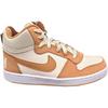 Nike Court Borough Slip Resistant Abrasion Resistant Mid Top Kids' Skateboarding Shoes Light Brown Sneakers HV1806-121