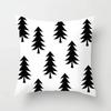 Black and White Cushion Cover Geometric Polyester Throw Pillow Covers Decorative 45x45cm Couch Pillows Fashion Nordic Pillowcase
